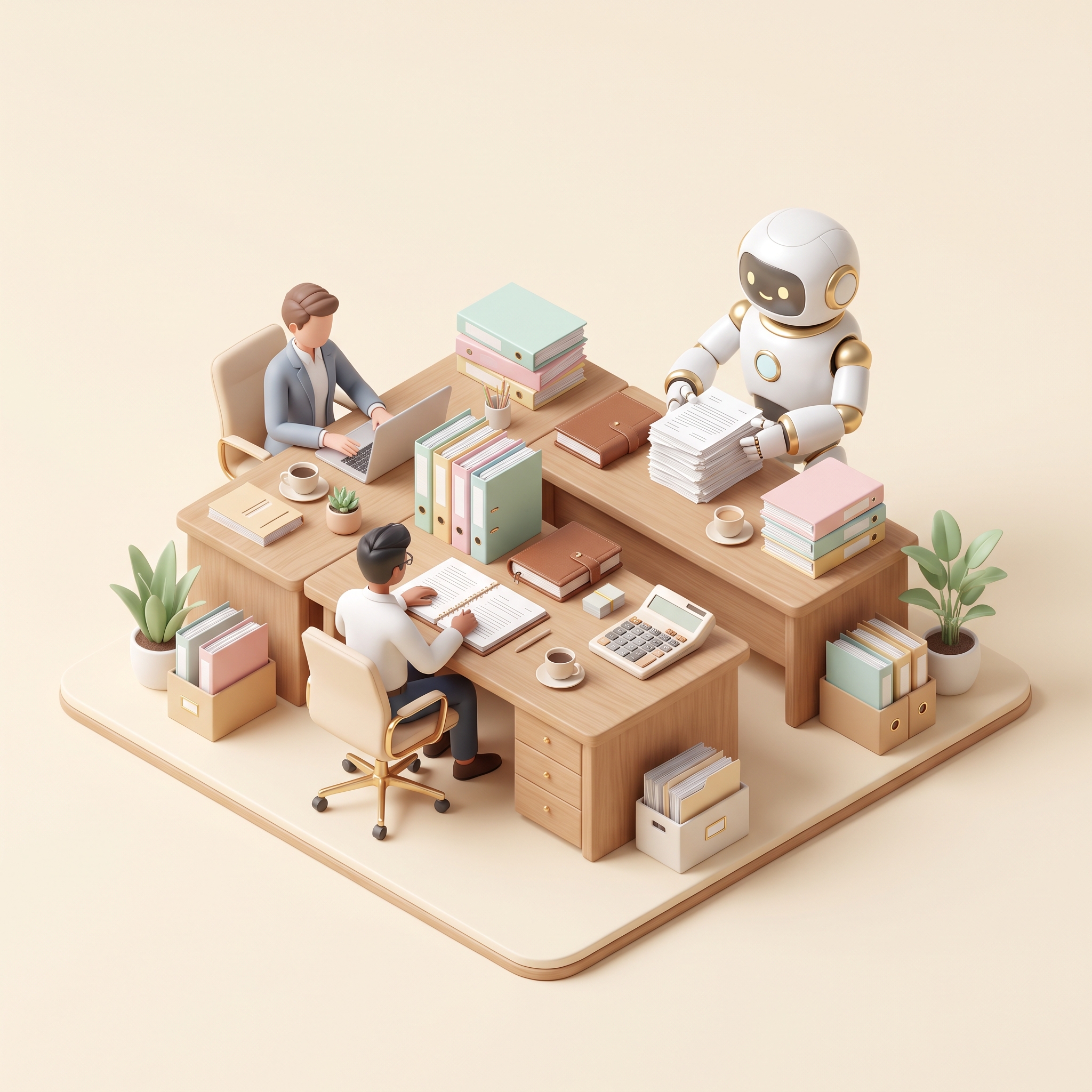 Cabinet d'expertise comptable automatisé